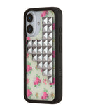 Vintage Floral Stud iPhone Case - Aaria Tees Aaria Tees