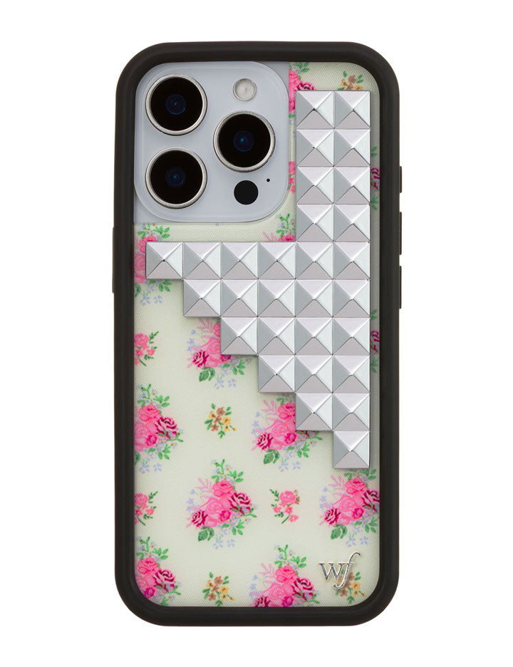 Vintage Floral Stud iPhone Case - Aaria Tees Aaria Tees