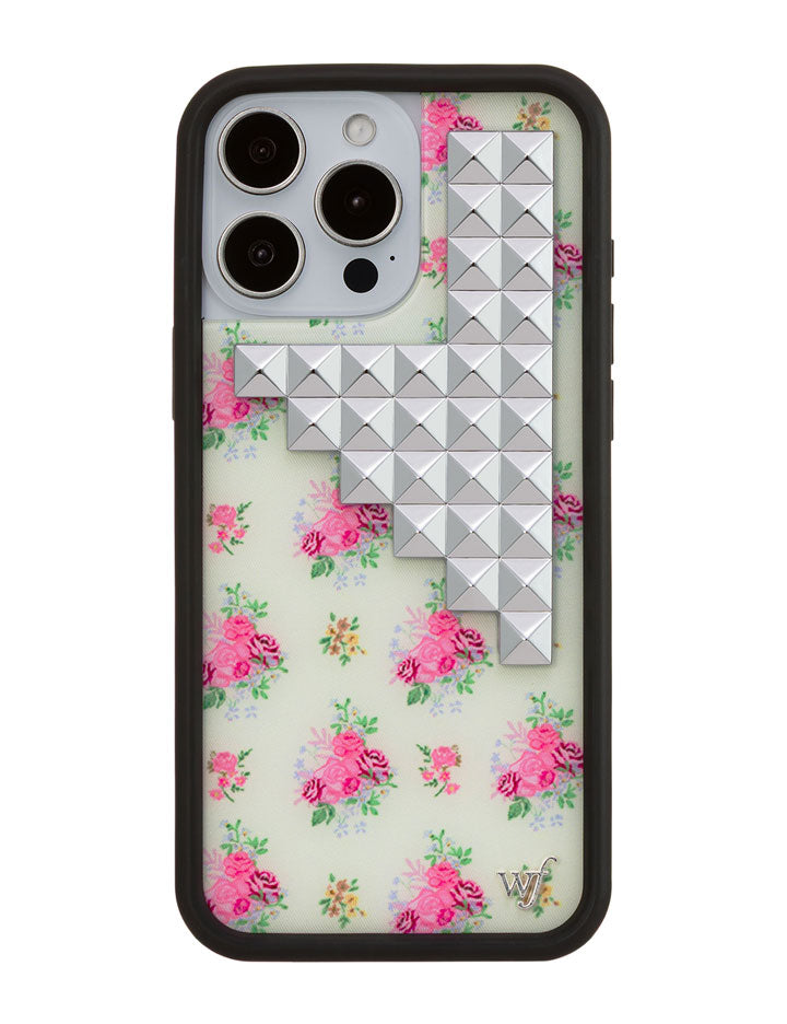 Vintage Floral Stud iPhone Case - Aaria Tees Aaria Tees