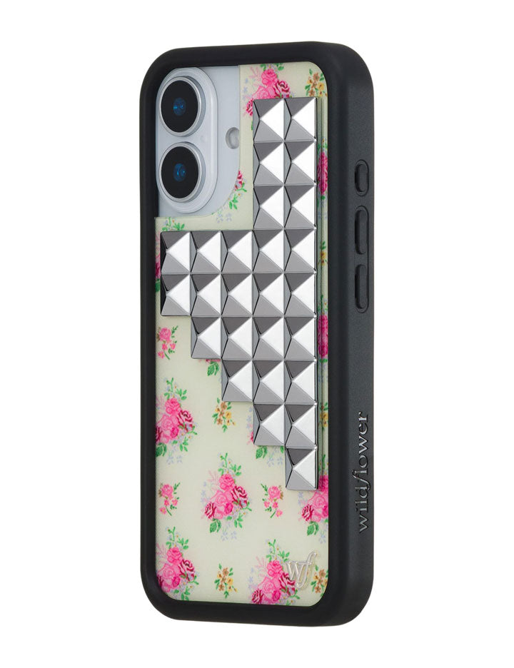 Vintage Floral Stud iPhone Case - Aaria Tees Aaria Tees