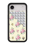 Vintage Floral Stud iPhone Case - Aaria Tees Aaria Tees