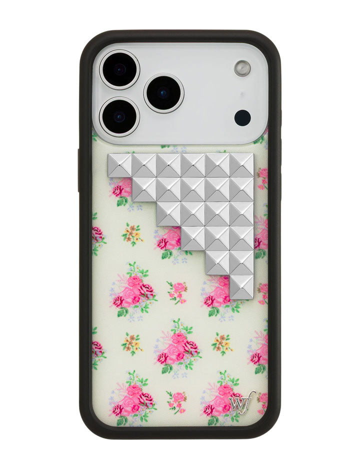 Vintage Floral Stud iPhone Case - Aaria Tees Aaria Tees
