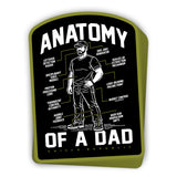 Anatomy of a Dad Decal Aaria Tees