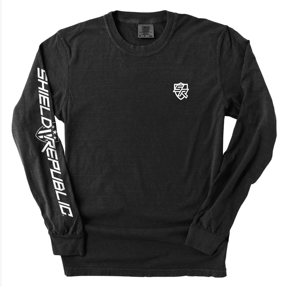 Shield Branded Long Sleeve - Aaria Tees Aaria Tees
