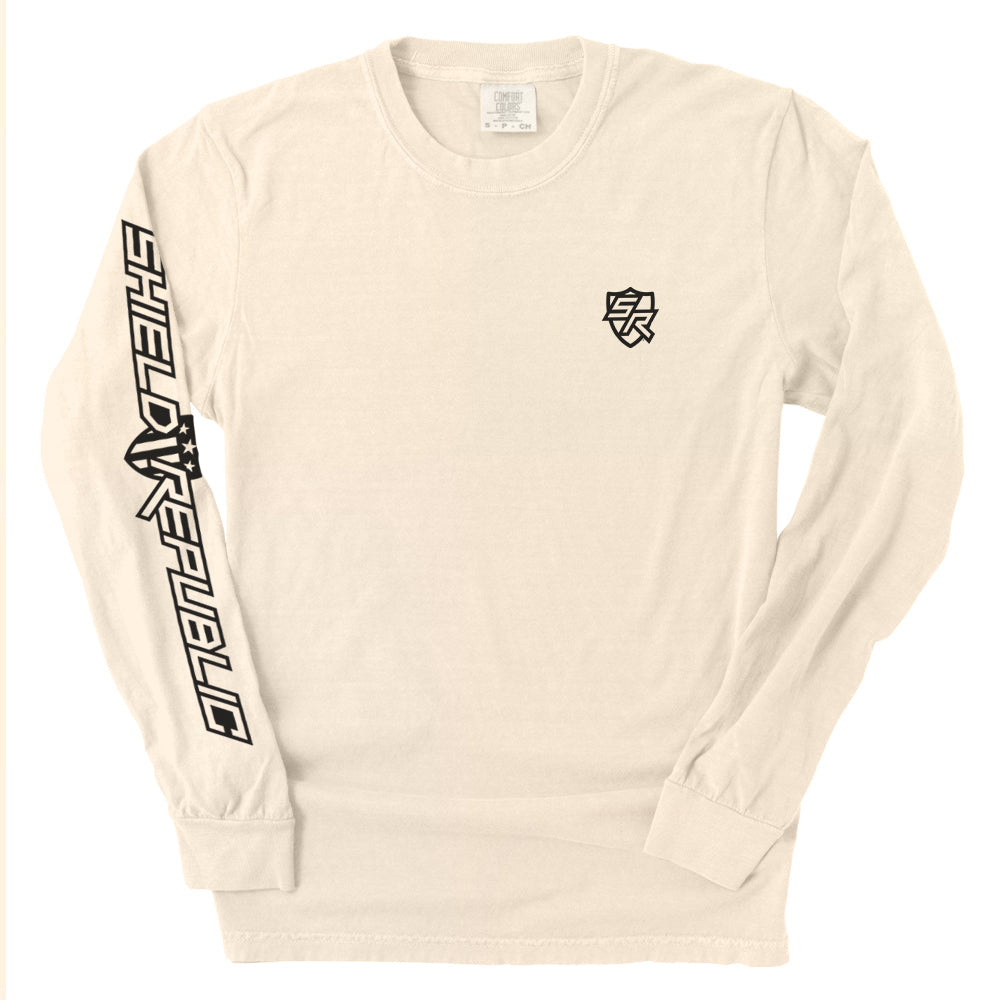 Shield Branded Long Sleeve - Aaria Tees Aaria Tees