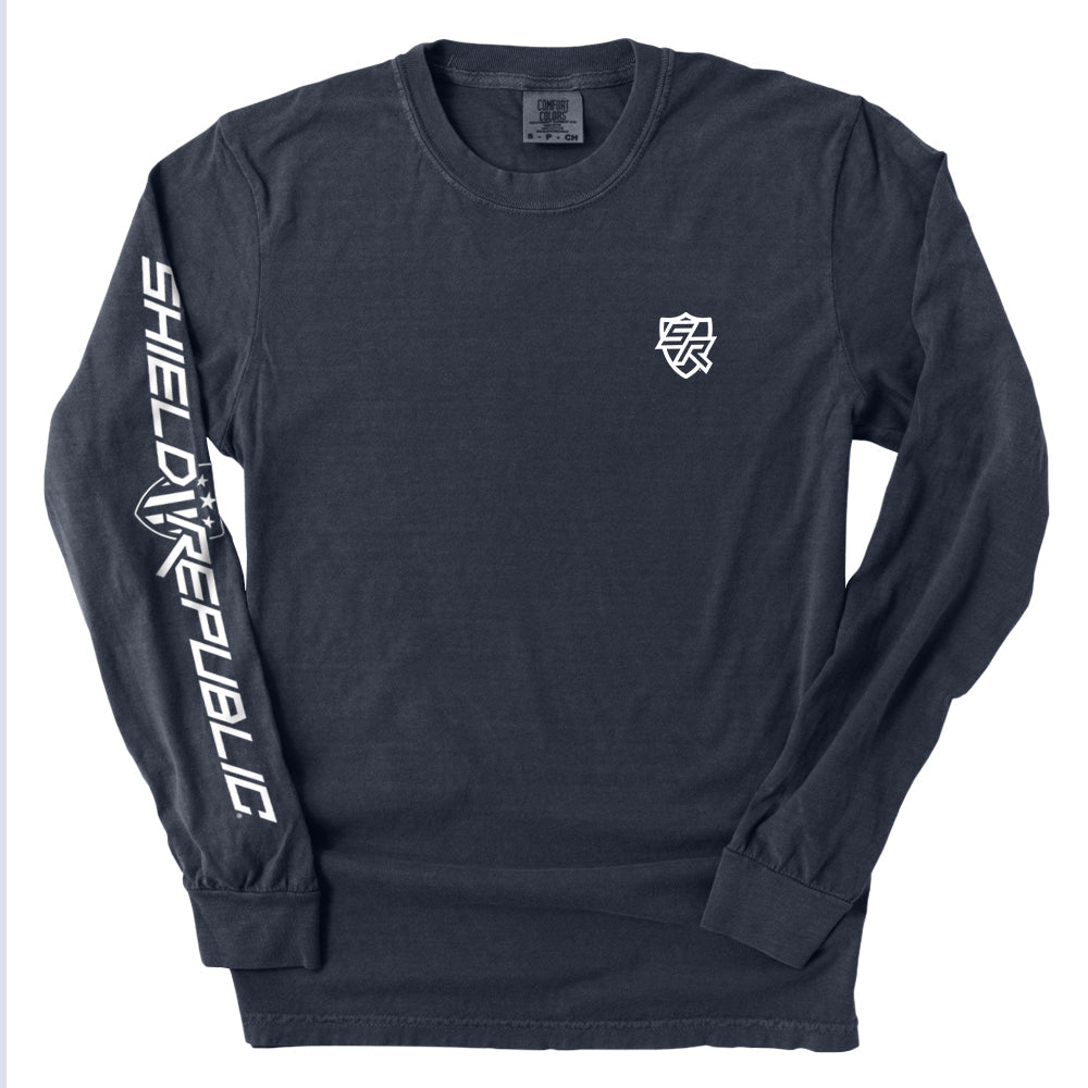 Shield Branded Long Sleeve - Aaria Tees Aaria Tees