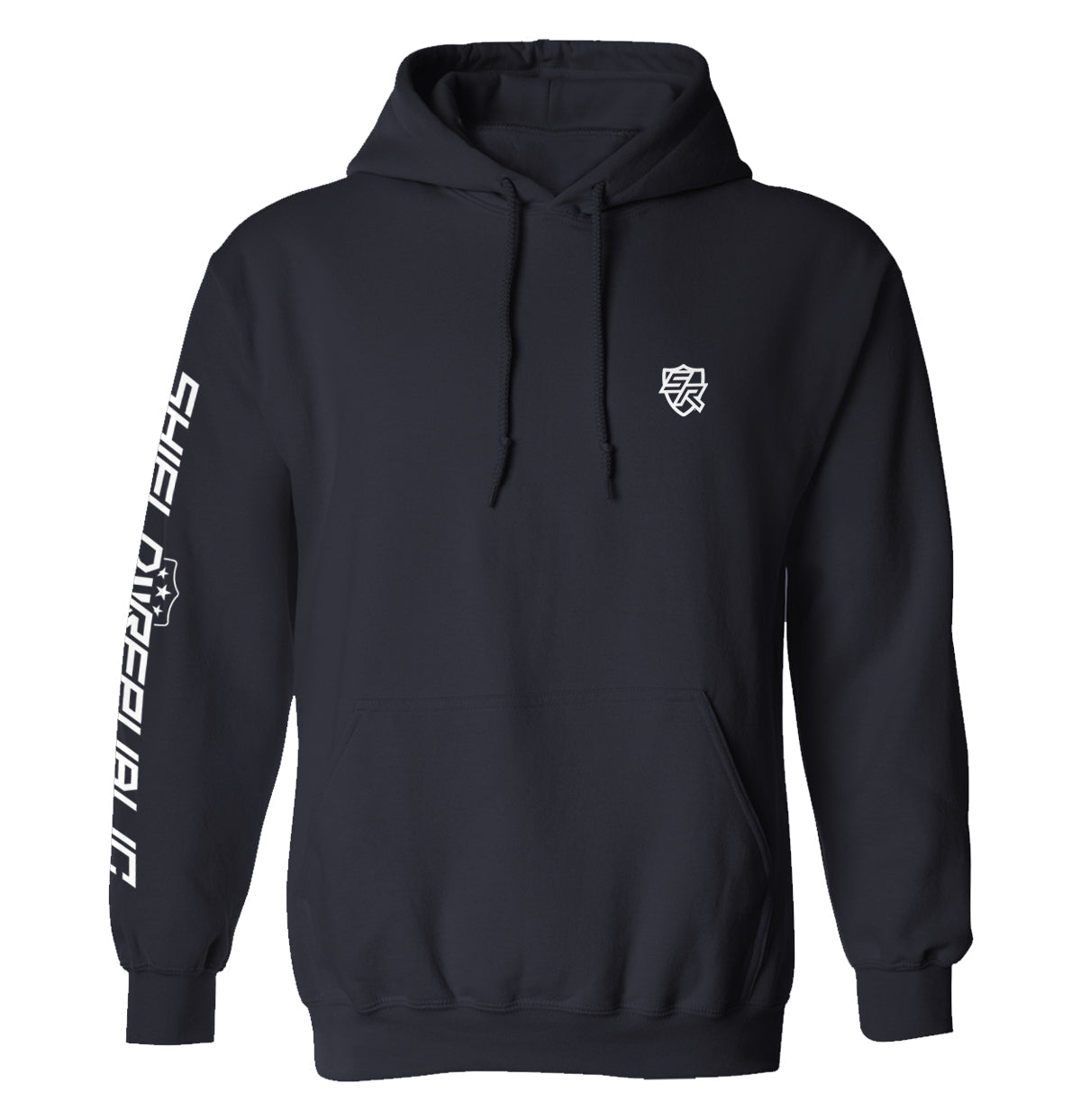 Shield Branded Hoodie - Aaria Tees Aaria Tees
