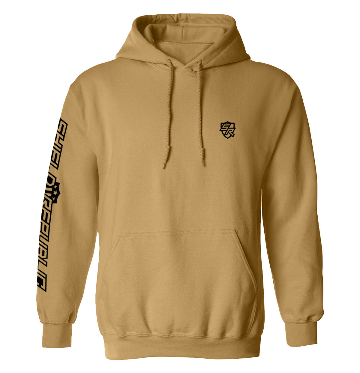 Shield Branded Hoodie - Aaria Tees Aaria Tees