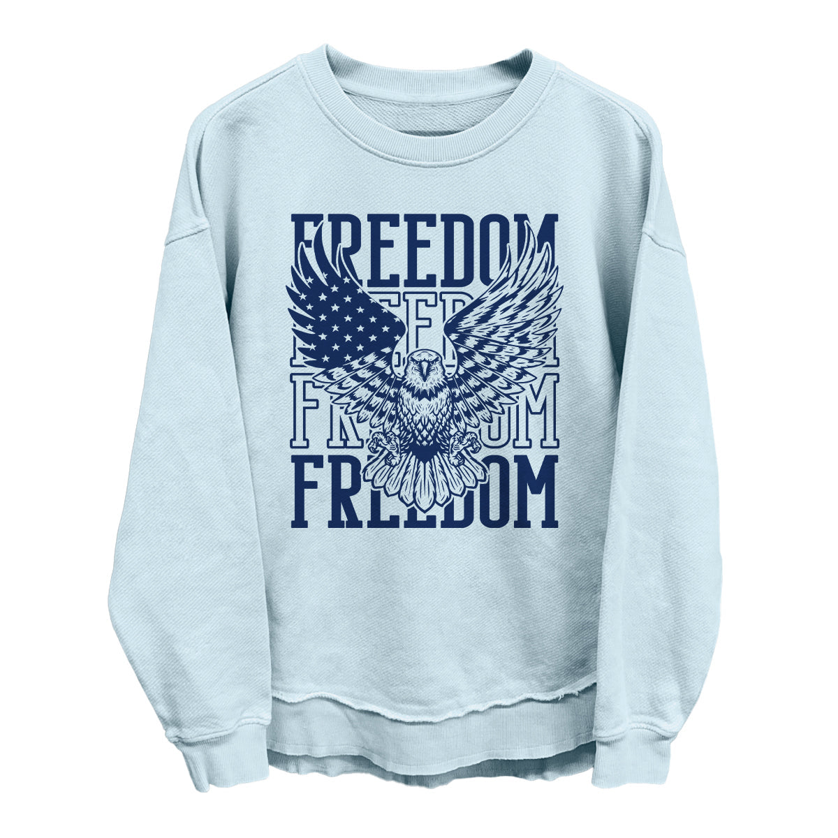 Freedom Repeated Eagle (Front) - Aaria Tees Aaria Tees