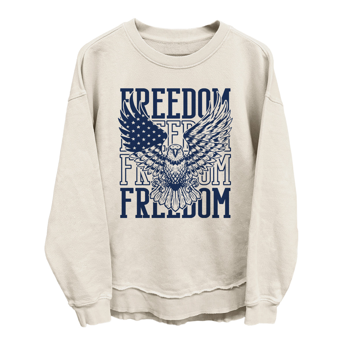 Freedom Repeated Eagle (Front) - Aaria Tees Aaria Tees
