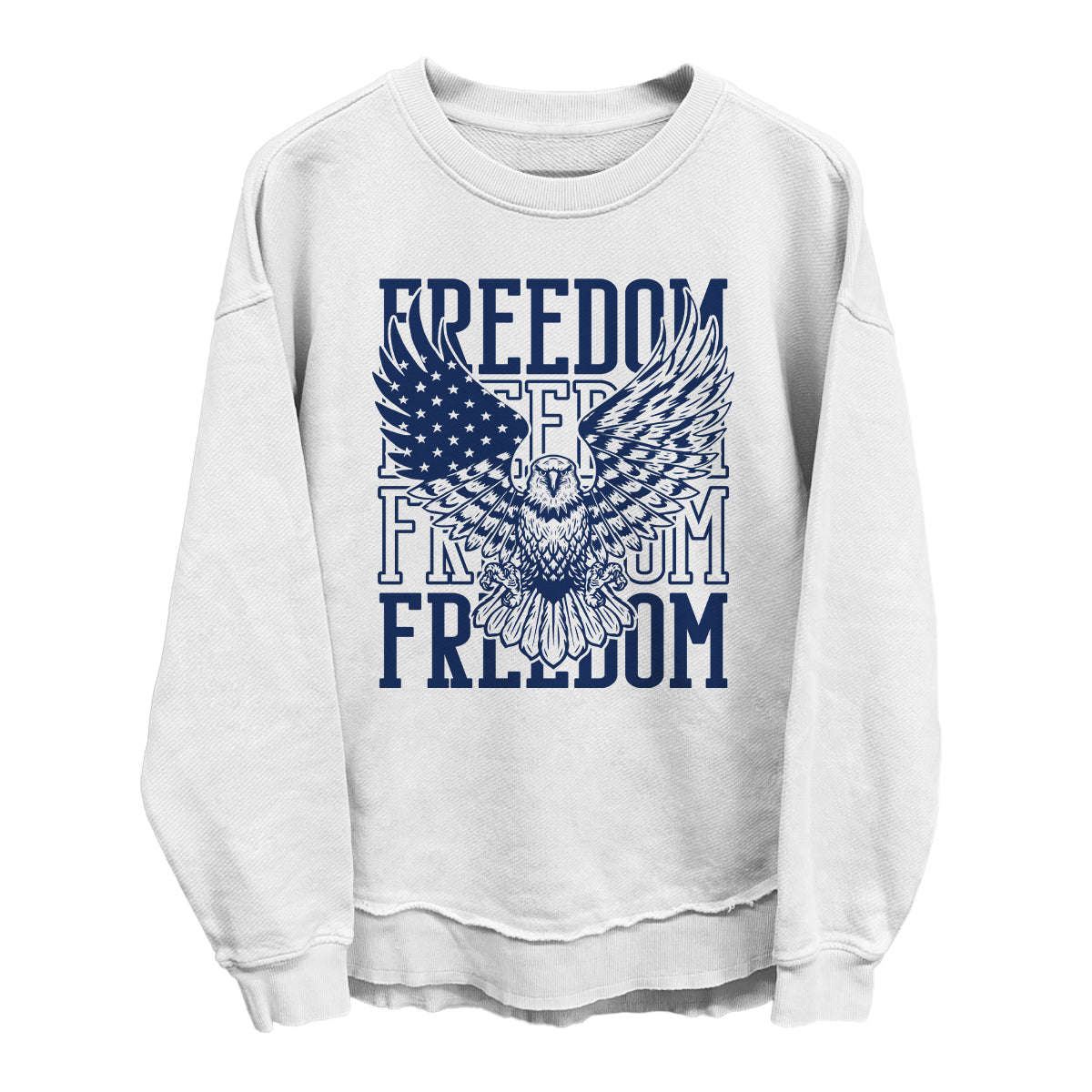 Freedom Repeated Eagle (Front) - Aaria Tees Aaria Tees