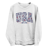USA Floral Est 1776 (Front) Aaria Tees