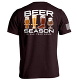 Beer Season is All Year Long Aaria Tees