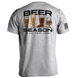 Beer Season is All Year Long Aaria Tees
