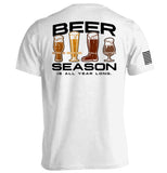 Beer Season is All Year Long Aaria Tees