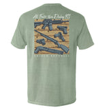 All Faster than Dialing 911 Pocket Tee Aaria Tees