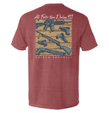 All Faster than Dialing 911 Pocket Tee Aaria Tees