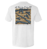 All Faster than Dialing 911 Pocket Tee Aaria Tees