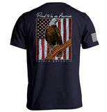 Proud to be an American Bald Eagle Aaria Tees