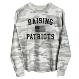 Raising Patriots (Front) Corded Poncho Aaria Tees
