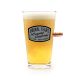 Liberal Tears Brewing Company - 50 Cal Pint Glass Aaria Tees
