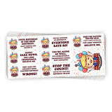 Cartoon Donald Trump Birthday Sticker Sheet Aaria Tees