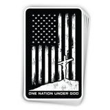 One Nation Under God Decal Aaria Tees