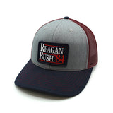 Reagan Bush Woven Patch Hat - Aaria Tees Aaria Tees