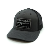 Pro Gun Anti Idiot Woven Patch Hat - Aaria Tees Aaria Tees
