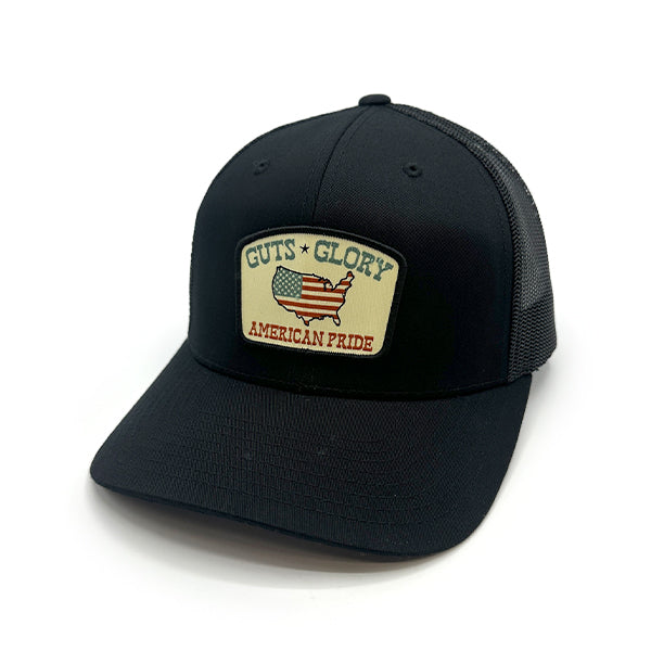 Guts Glory American Pride Woven Patch Hat - Aaria Tees Aaria Tees