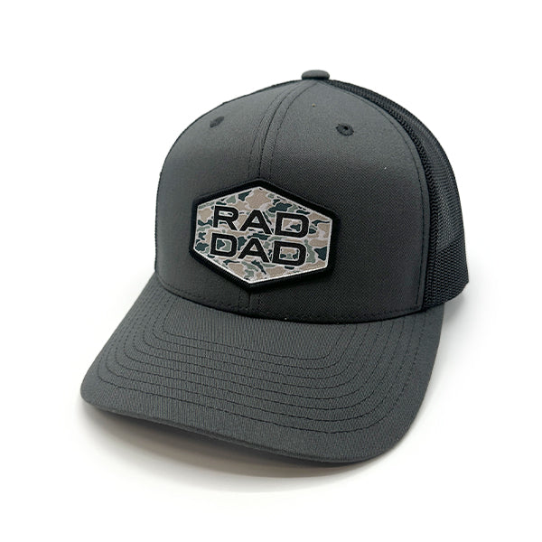 Rad Dad Duck Camo Woven Patch Hat - Aaria Tees Aaria Tees