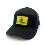 Gadsden Flag Woven Patch Hat Aaria Tees