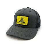 Gadsden Flag Woven Patch Hat Aaria Tees