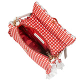 Seaside Sweetheart Shoulder Bag Gingham Aaria Tees