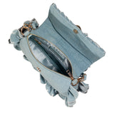 Seaside Sweetheart Shoulder Bag Denim Aaria Tees