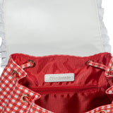 Seaside Sweetheart Fringe Backpack Gingham Aaria Tees