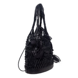 Secret Garden Macramé Tote Bag with Removable Pouch Aaria Tees