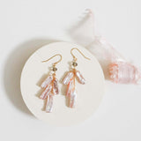 White Stick Pearl Earrings Aaria Tees