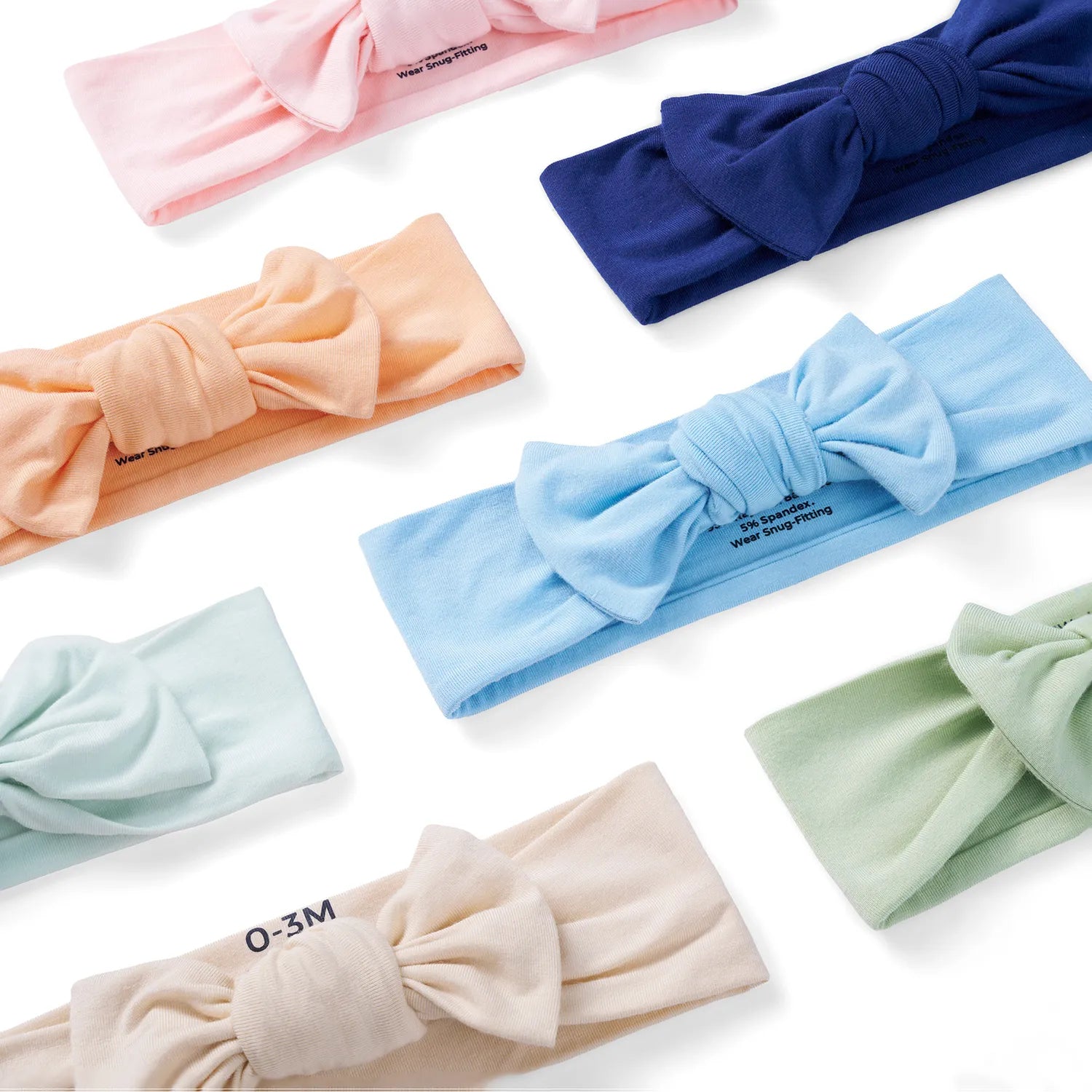 Baby Bows in Blue Depths - Aaria Tees Aaria Tees