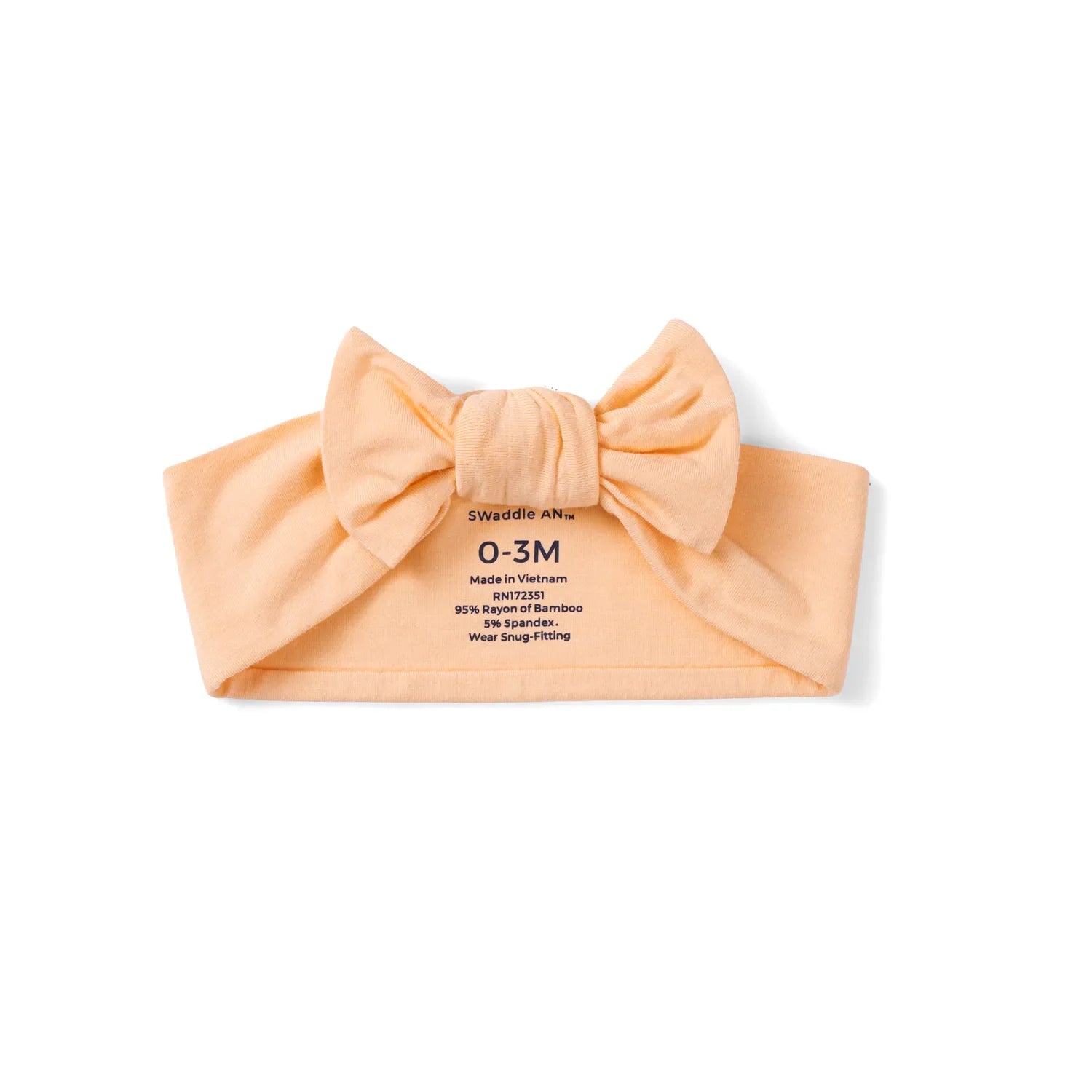 Baby Bows in Peach Fuzz - Aaria Tees Aaria Tees
