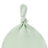 Baby Knotted Cap in Sage Green - Aaria Tees Aaria Tees