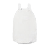 Baby Knit Button Strap Romper in White - Aaria Tees Aaria Tees