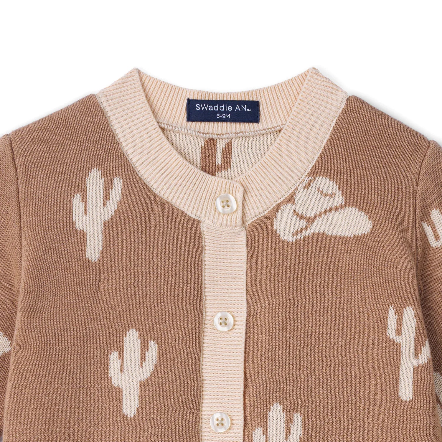 Cactus Baby Knit Button Romper - Aaria Tees Aaria Tees
