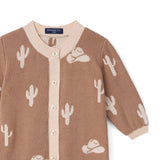 Cactus Baby Knit Button Romper - Aaria Tees Aaria Tees
