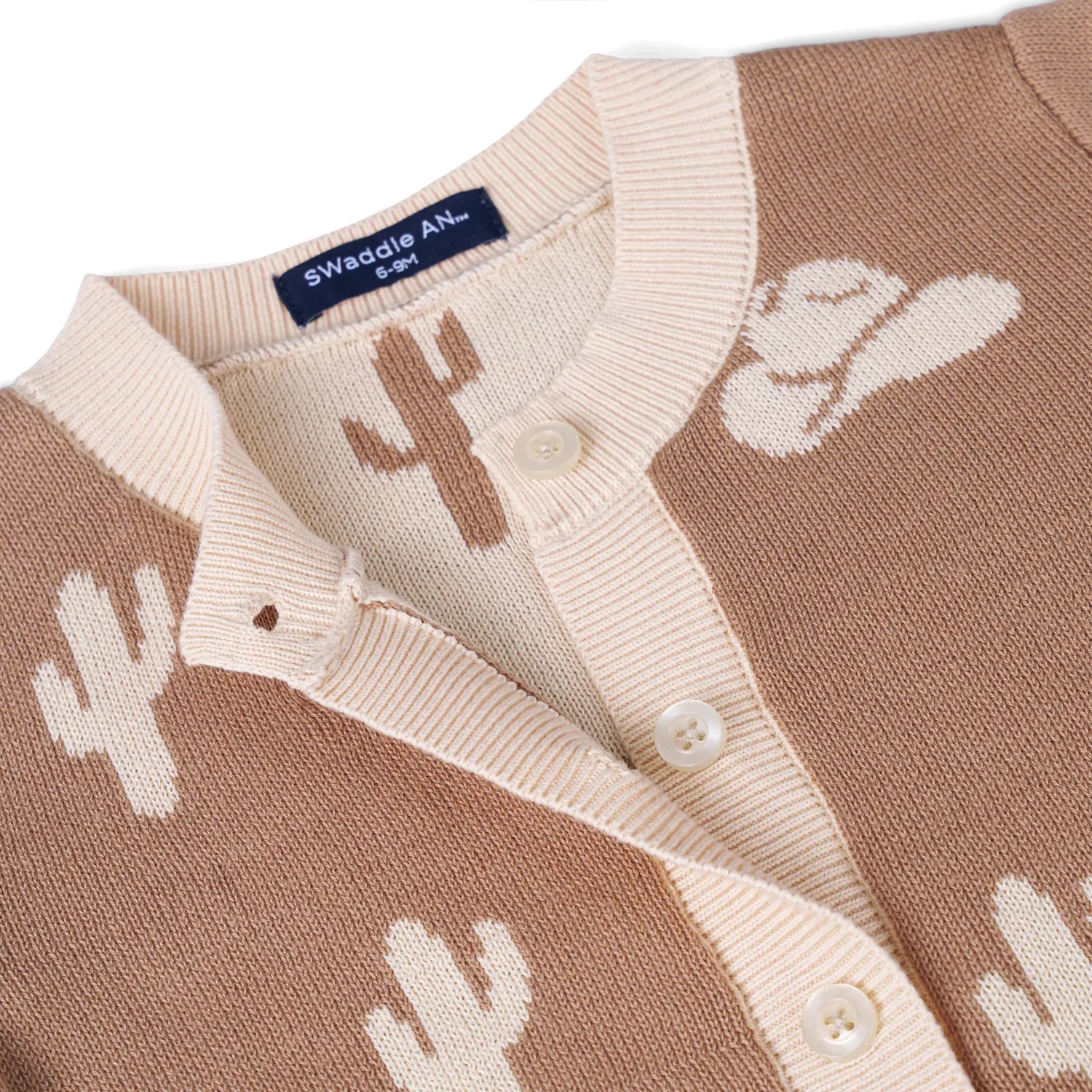 Cactus Baby Knit Button Romper - Aaria Tees Aaria Tees