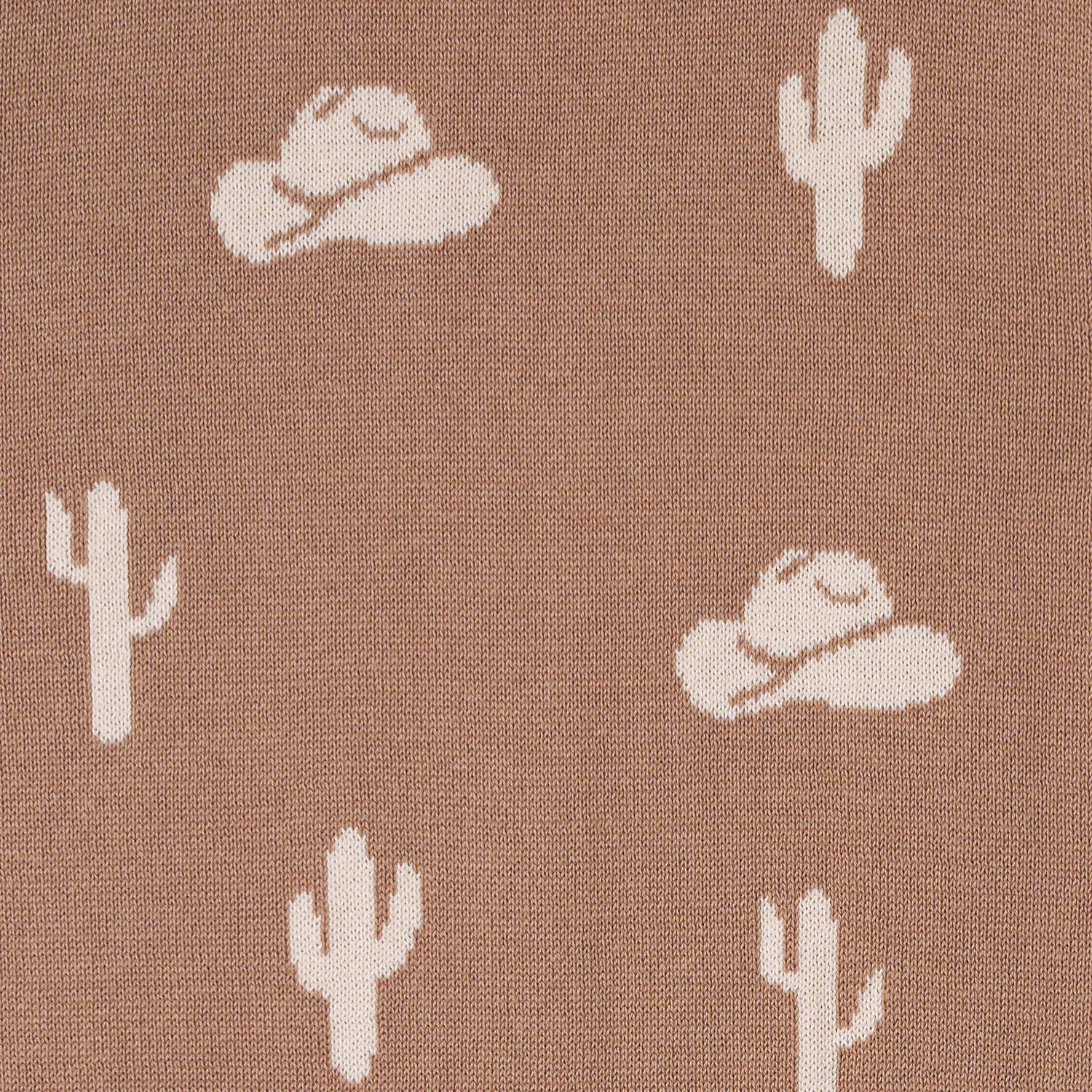 Cactus Knit Long Sleeve Crewneck Sweater - Aaria Tees Aaria Tees
