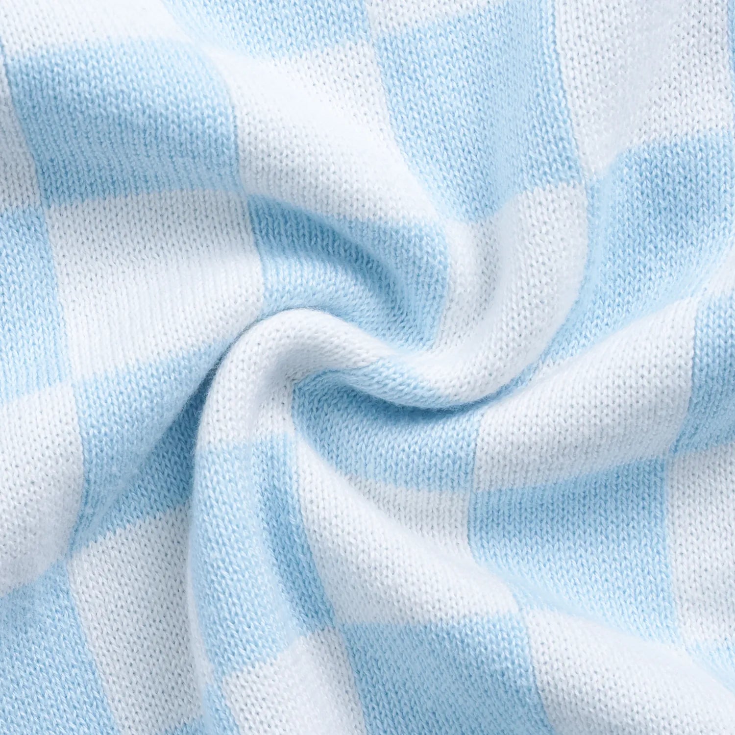 Checker Baby Knit Button Romper - Aaria Tees Aaria Tees