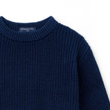 Classic Knit Baby Sweater in Navy - Aaria Tees Aaria Tees