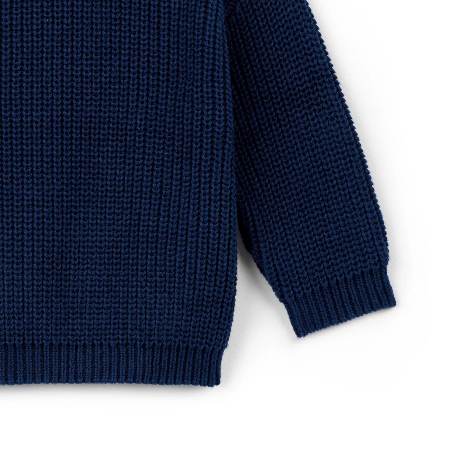Classic Knit Baby Sweater in Navy - Aaria Tees Aaria Tees