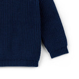Classic Knit Baby Sweater in Navy - Aaria Tees Aaria Tees